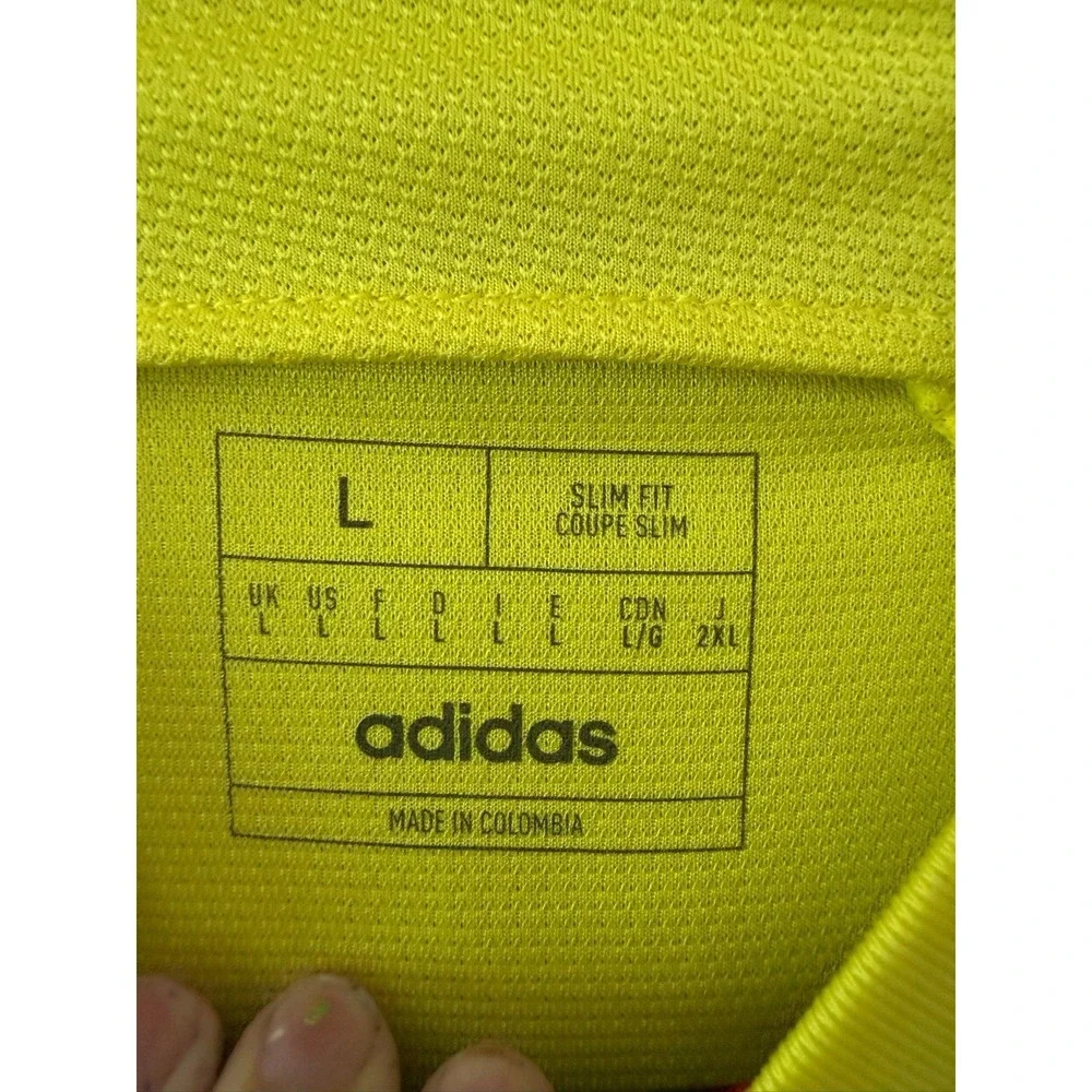 Adidas Colombia 22 Authentic Match Home Soccer Jersey HB9172 Mens Large